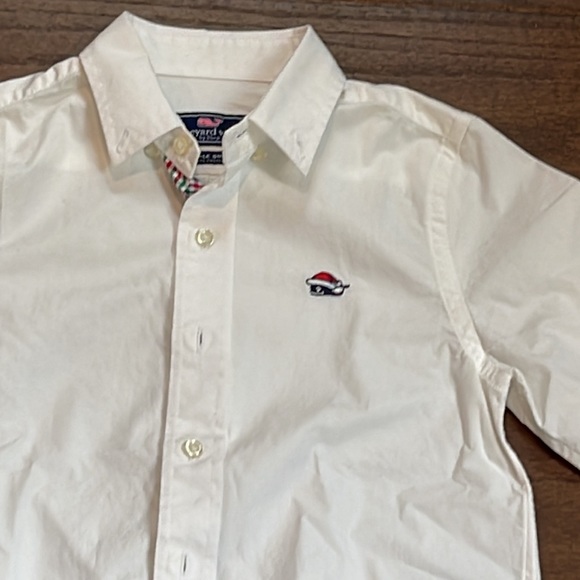 Boys Vineyard Vines White Button Down - Picture 2 of 5